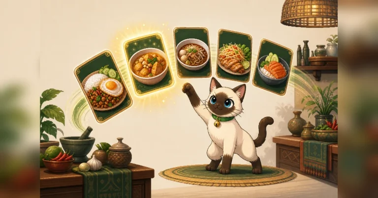เกม Plakai Meal Randomizer ให้ ปลาไข่ ช่วยสุ่มเมนูอาหาร