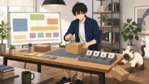 KENTAR จัดโครงการ งานลงมือ และขั้นตอนประจำ โดยมี Plakai อยู่ในสตูดิโอ